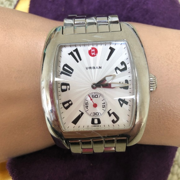 🔴Authentic MICHELE Big Face Watch 💜💛🧡💜